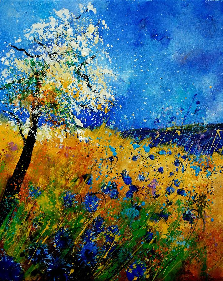 Blue Cornflowers 450108 Painting By Pol Ledent Fine Art America