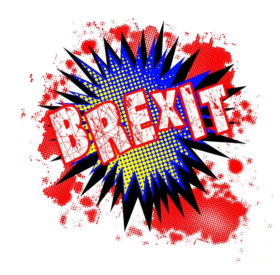 Brexit Comic Exclamation Digital Art By Bigalbaloo Stock Fine Art America