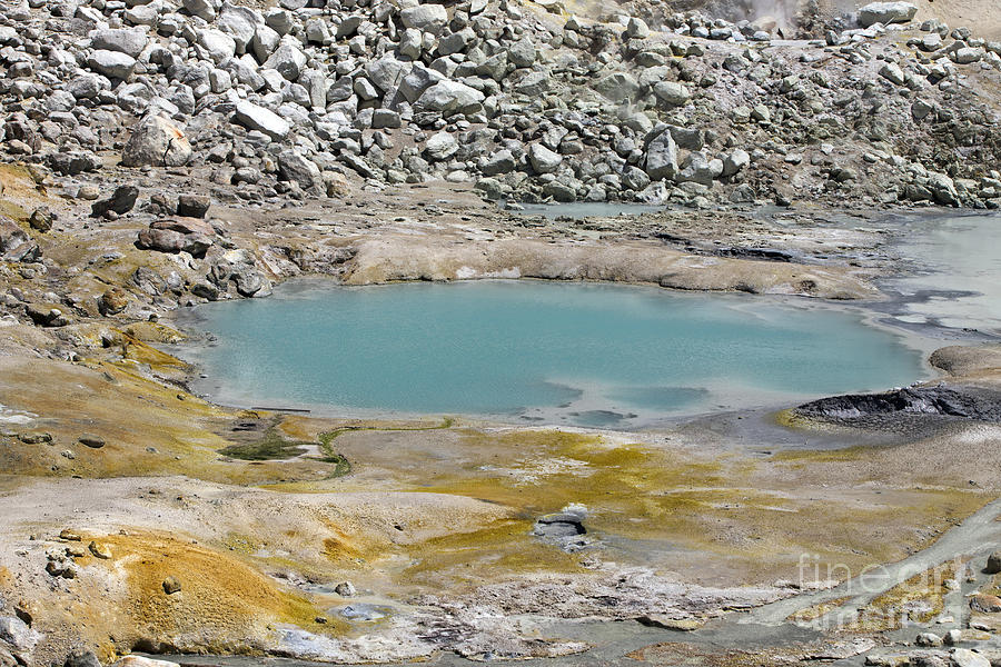 Bumpass Hell Turquois Pool Lassen Volcanic National Park Photograph By