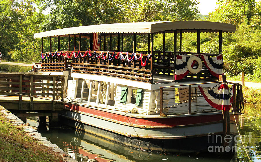 Charles F Mercer Boat On The C And O Canal Photograph By Amy Sorvillo Pixels