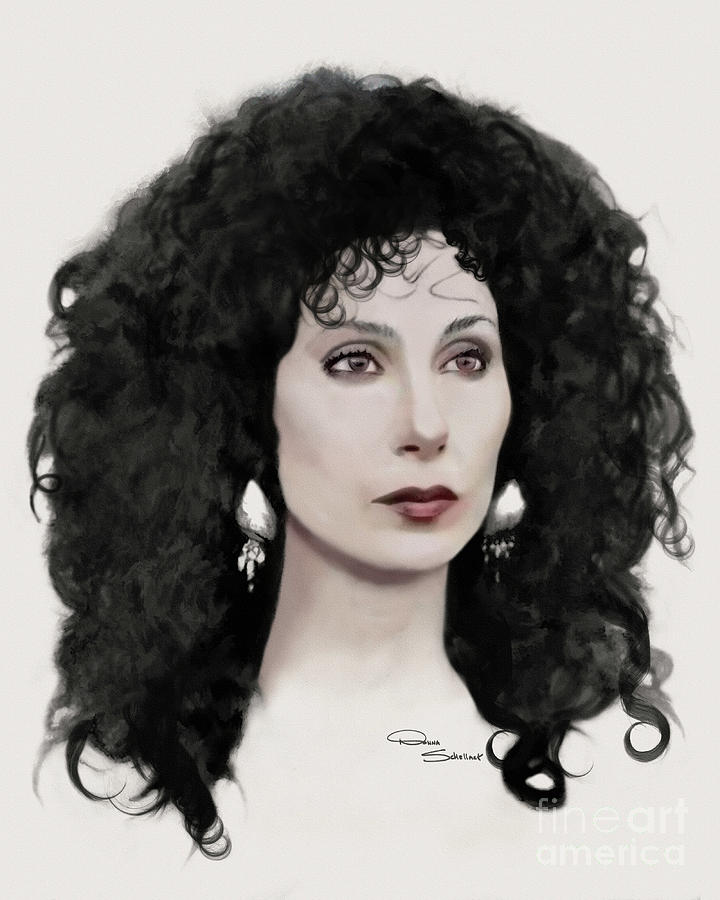 Cher I Found Someone Drawing By Donna Schellack