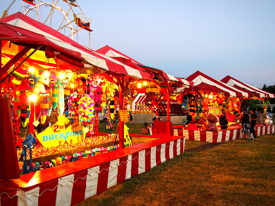 Columbia County Fair Stand Photograph by Jay Gentile