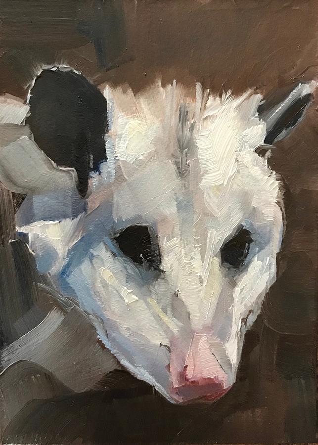 Cute Possum Painting By Gary Bruton Fine Art America