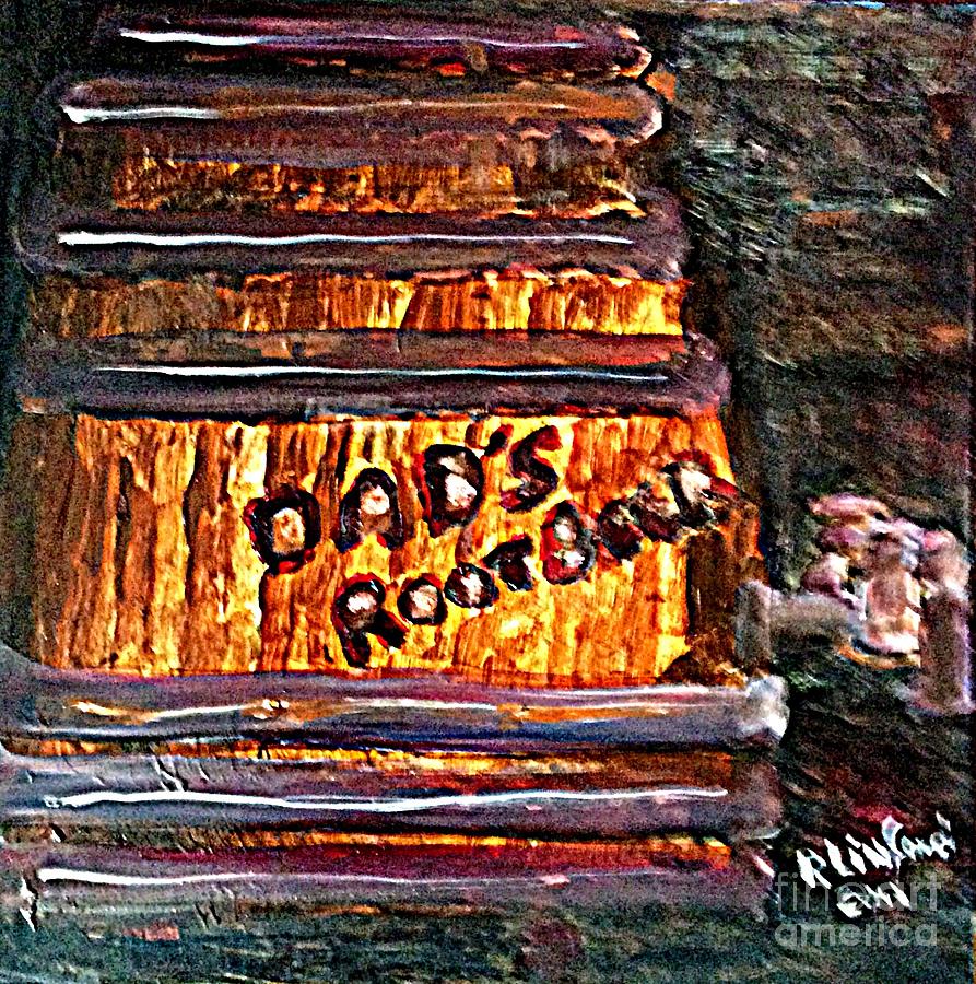 Dad S Rootbeer Keg Painting By Richard W Linford Fine Art America