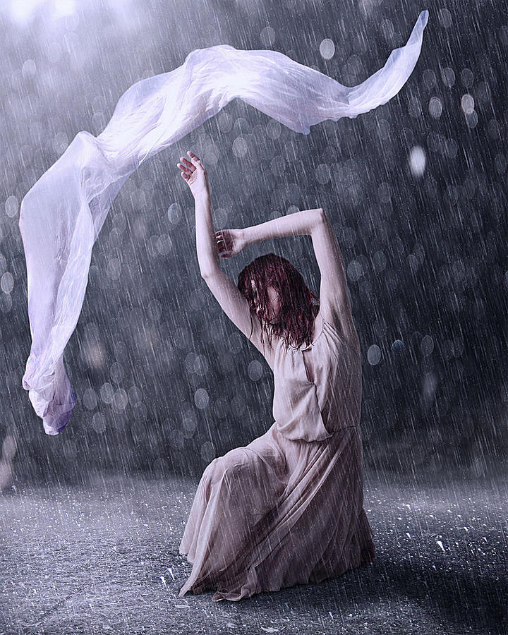 Dancing In The Rain Digital Art by Voltuz Aidi