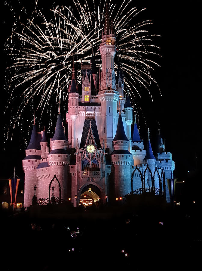 Cinderella Castle Fireworks Photograph By Jennifer Godin Pixels