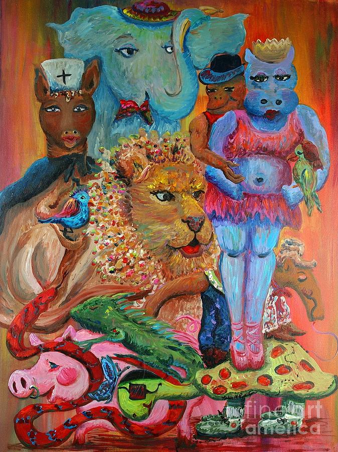 Diversity Painting By Nadine Rippelmeyer