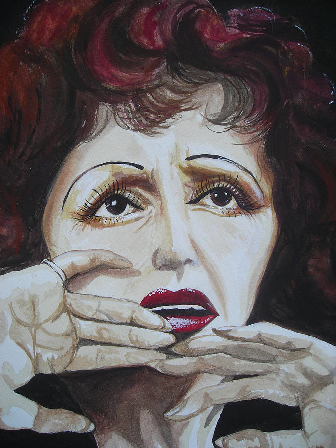 Edith Piaf Painting - Edith Tragic... by <b>Diane Sellers</b> - edith-tragic-diane-sellers