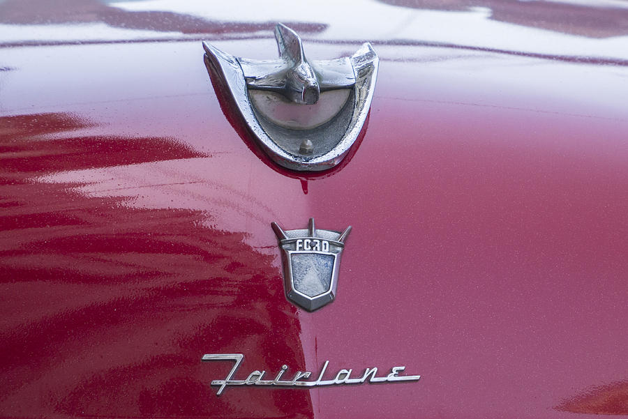 Ford Fairlane Hood Ornaments Photograph By Mike Parrish Fine Art America