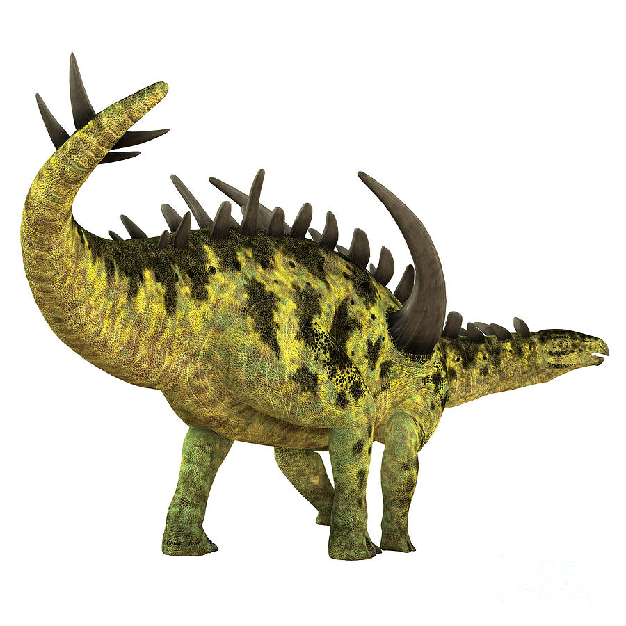 dinosaur with flat tail