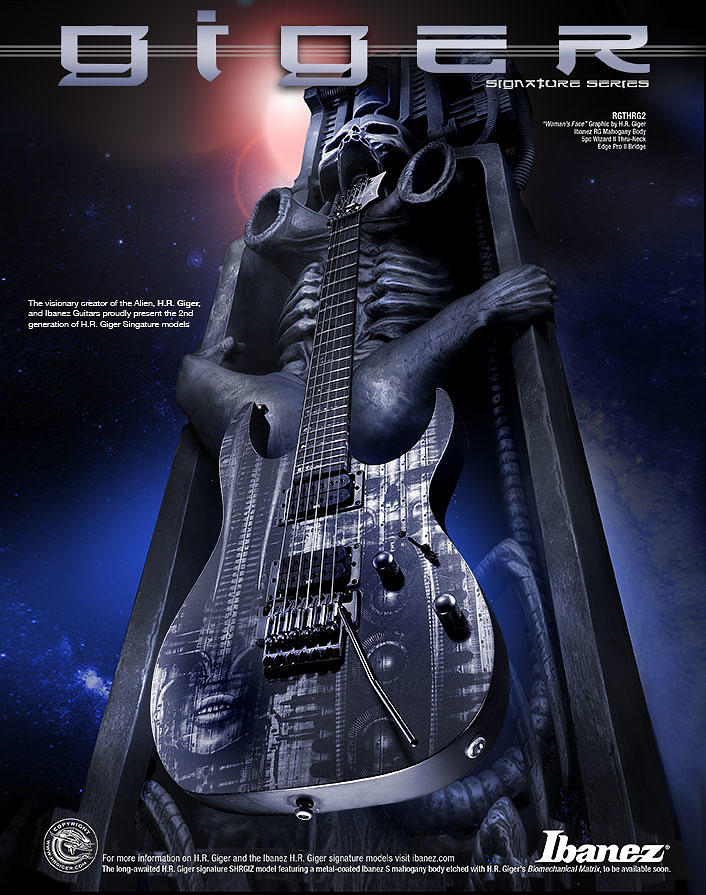 Giger Guitar Photograph By Robert Hakalski Fine Art America