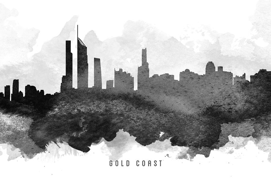 Gold Coast Cityscape Painting By Aged Pixel Fine Art America