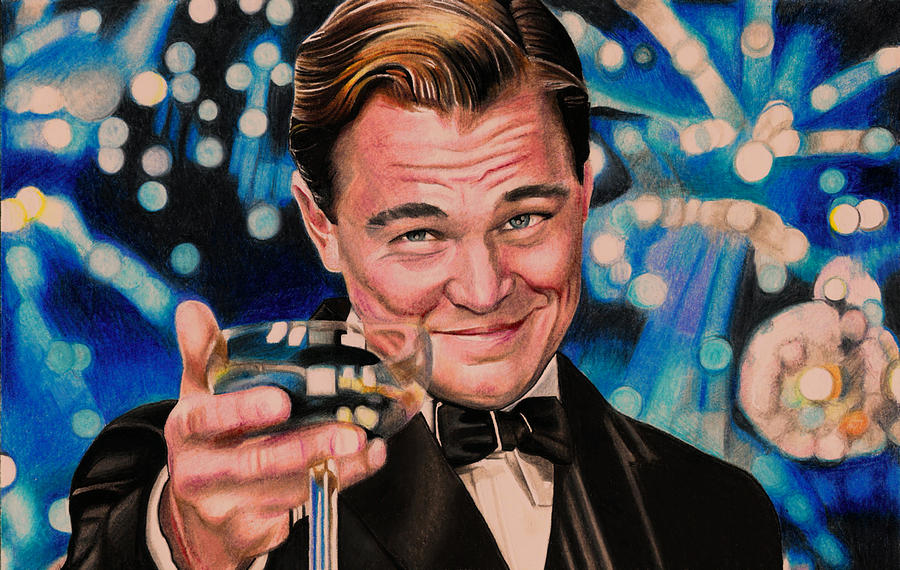Great Gatsby Leonardo Dicaprio Drawing By Daniel Daniel 
