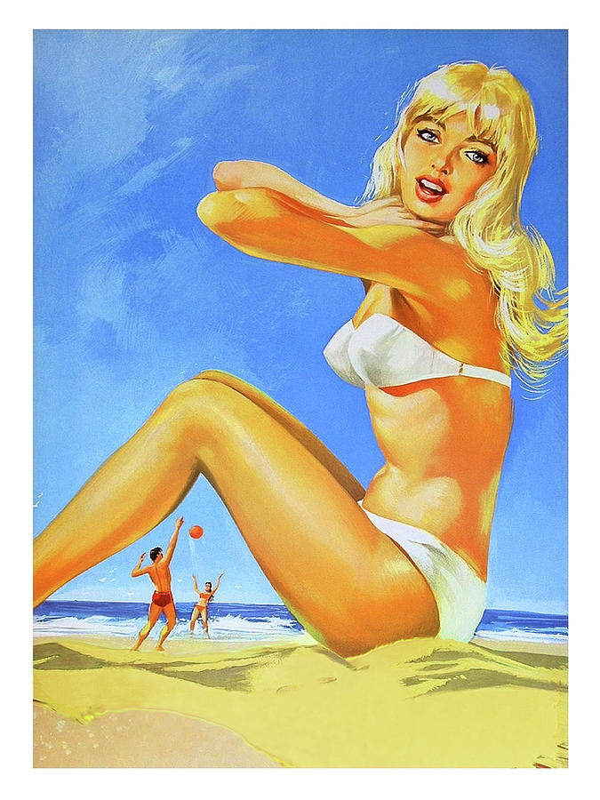 Giant bikini posters