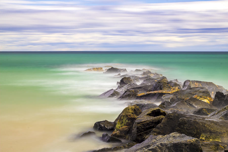 High Tide Hampton Beach New Hampshire by Jonathan Elcock