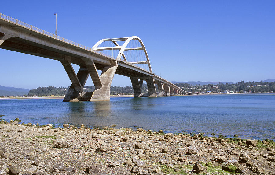 Historic Yachats Bridge Photograph by Buddy Mays