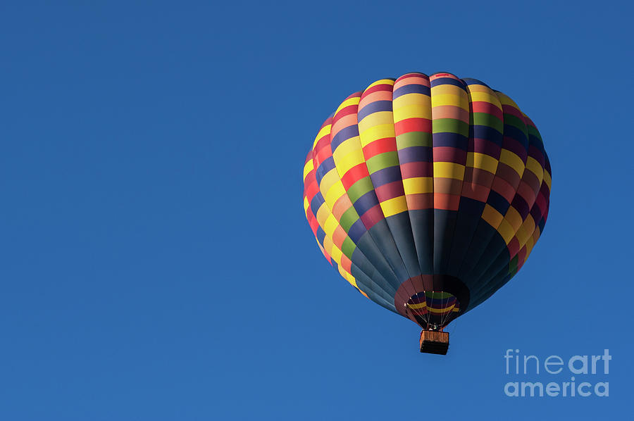 Hot Air Balloon Lifting Off Photograph By Jim Corwin Fine Art America