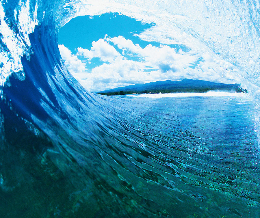 Inside The Wave Photograph by Pete Hodgson