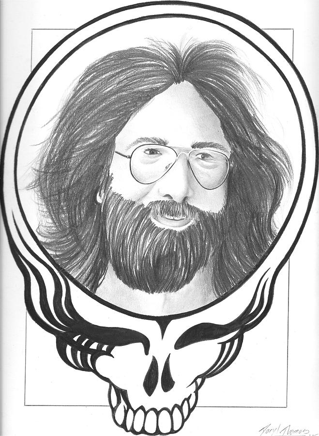 Jerry Garcia Drawing by Daryl Shorter