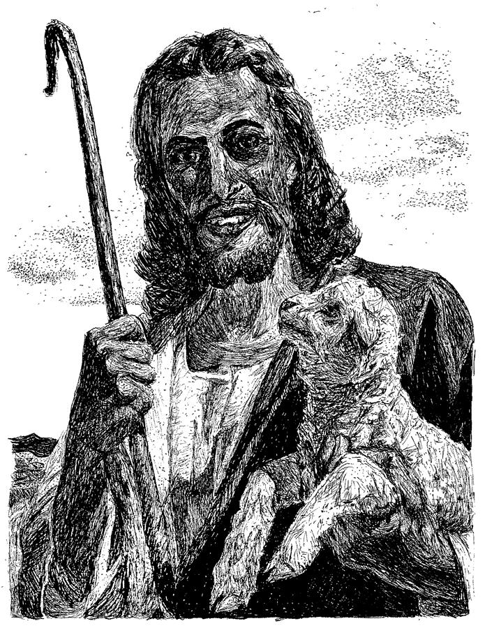 clip art jesus holding a lamb - photo #13