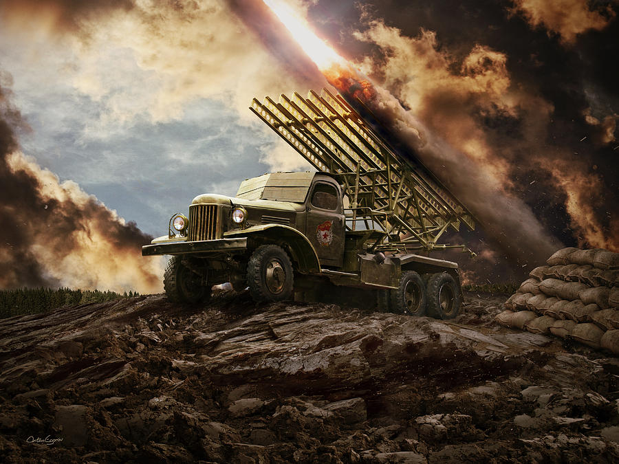 Katyusha Soviet Rocket Launcher Digital Art By Anton Egorov