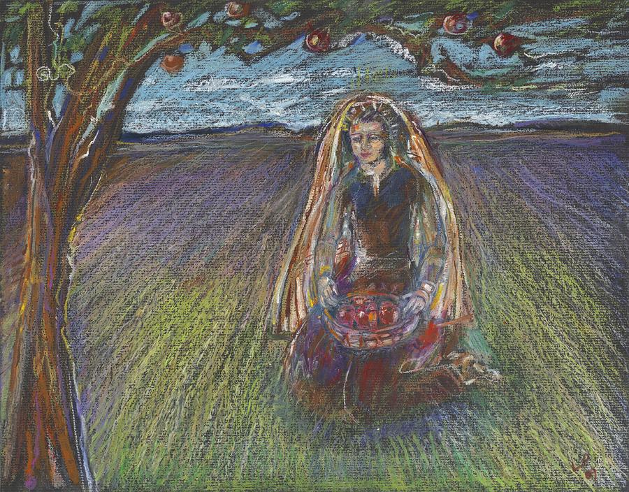 Lady Under A Tree Painting By Laurie Parker