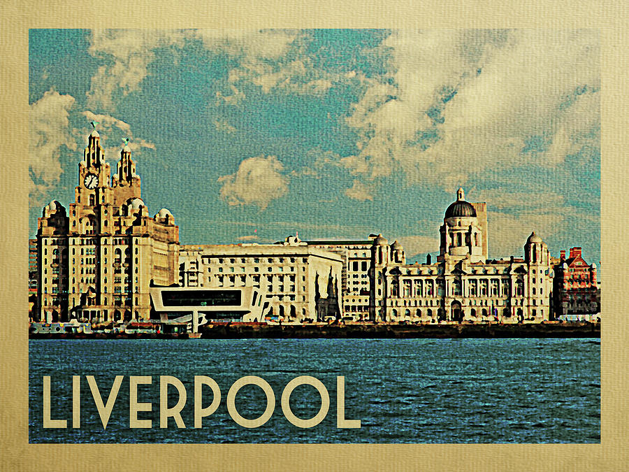 Liverpool Travel Poster Digital Art By Flo Karp Fine Art America