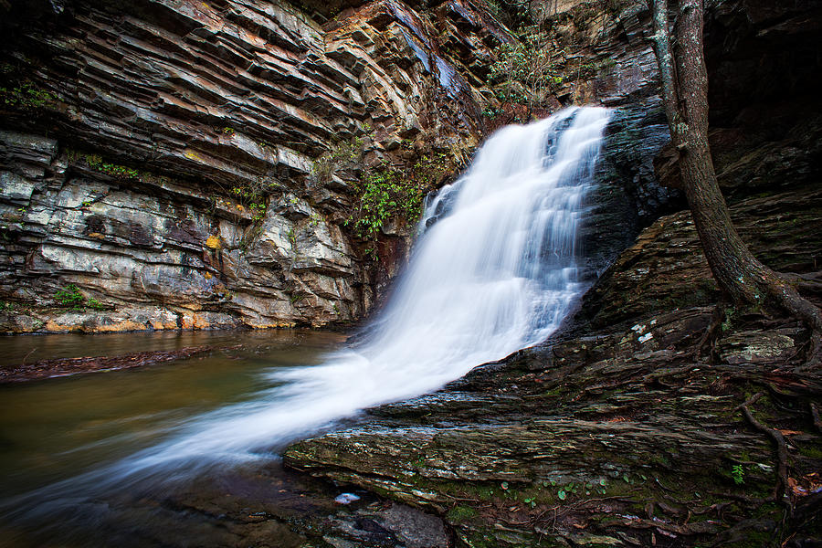 Lower Cascade Falls Hanging Rock State Park Photograph By Matt Plyler