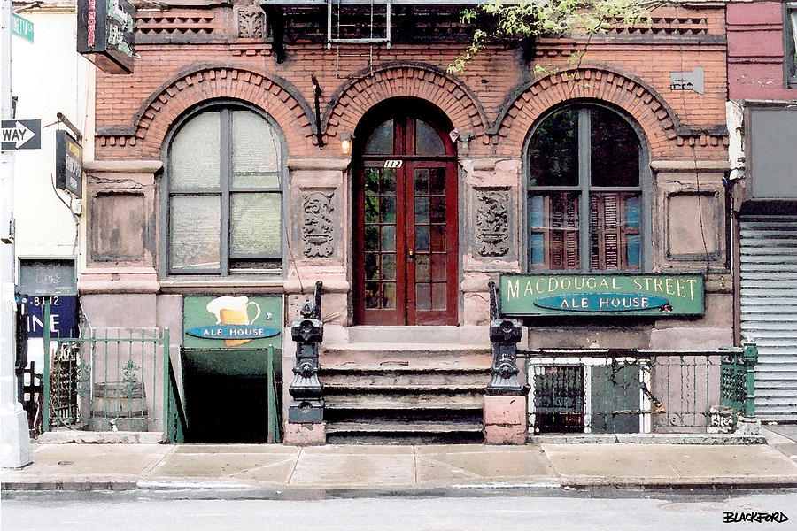 Macdougal Street Ale House Digital Art by Al Blackford