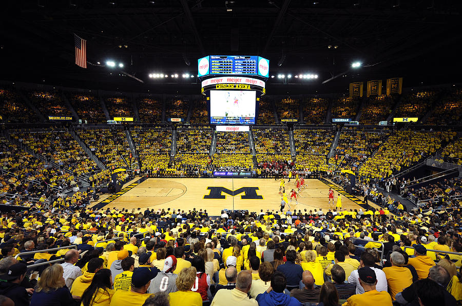 Michigan Wolverines Crisler Center Photograph By Replay Photos