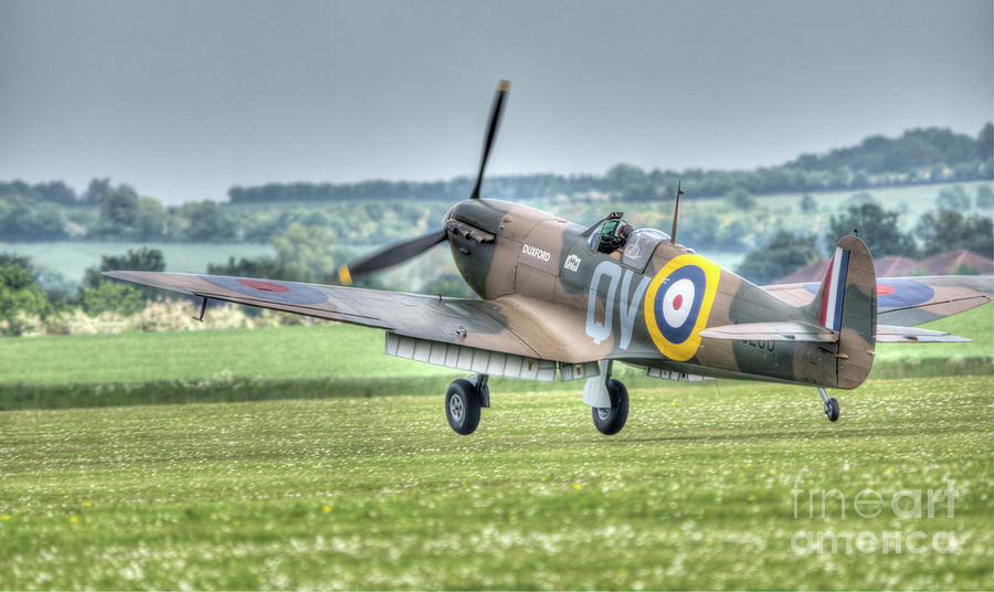 Mk Supermarine Spitfire Landing Digital Art By Nigel Bangert Fine