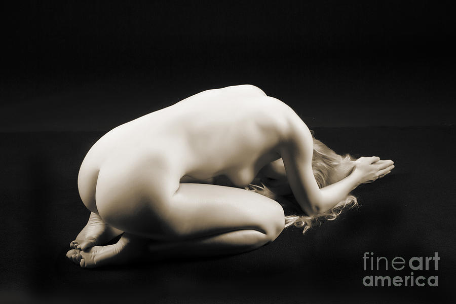 Nadia Fine Art Nude Photograph Black And White Photograph By