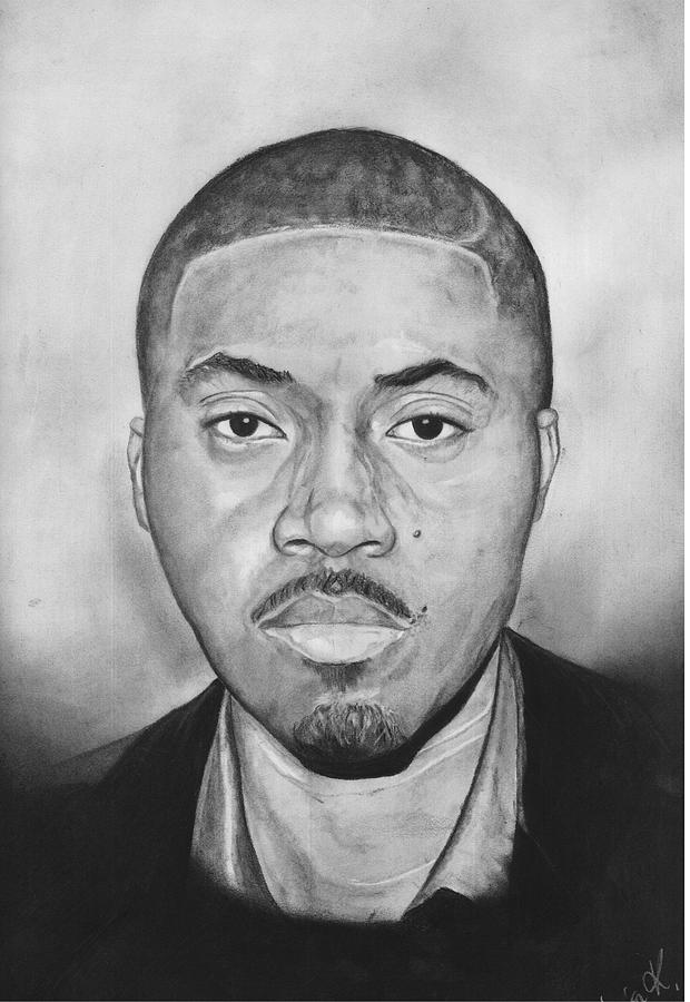 nas Drawing by Ania Kuchta