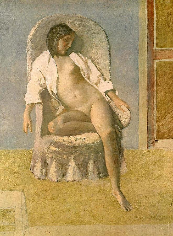 Nude At Rest Painting By Balthus Fine Art America