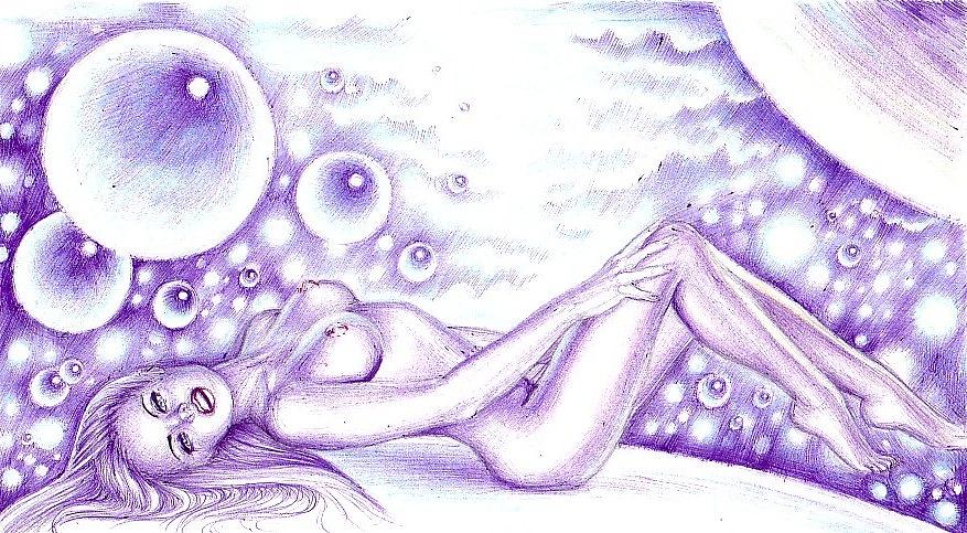 Nude Woman With Spheres Drawing By Chirila Corina Fine Art America