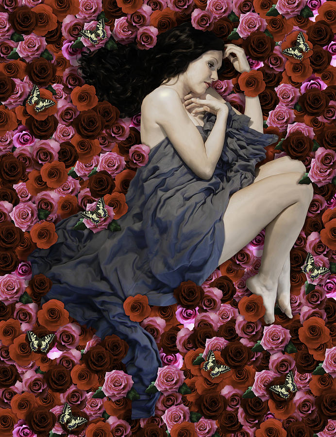 On A Bed Of Roses by Mihaela Pater