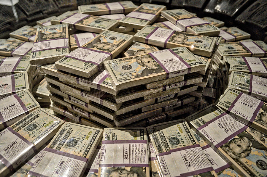 One Million Dollars In Twentys Photograph By Thomas Woolworth Pixels