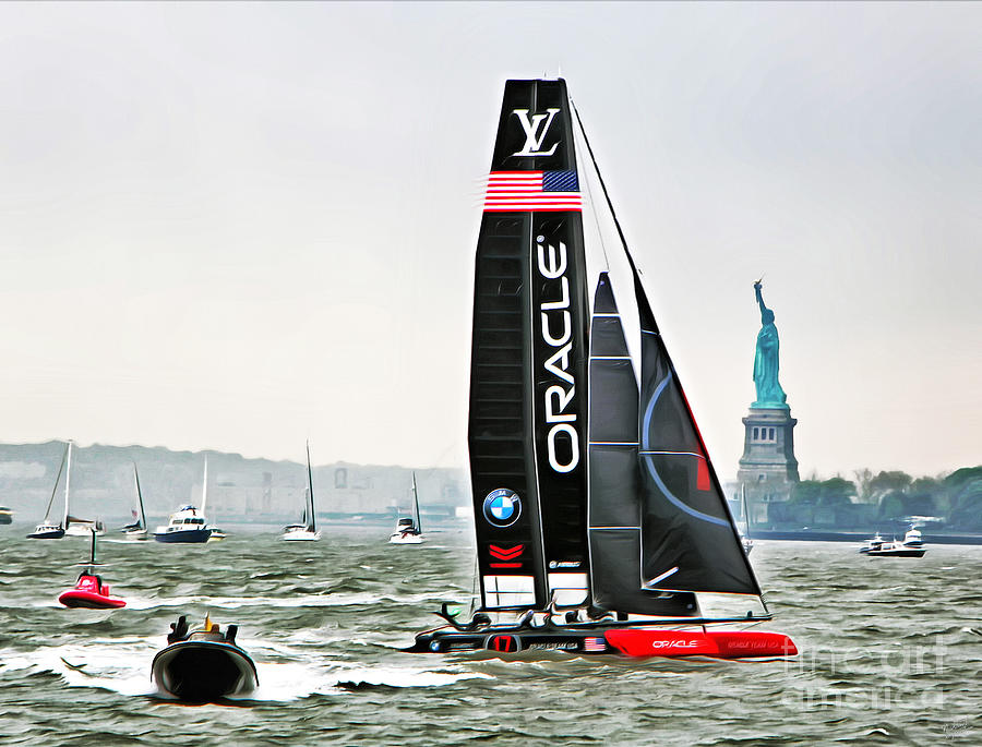 Oracle Team Usa America S Cup New York 2 Photograph By Nishanth Gopinathan