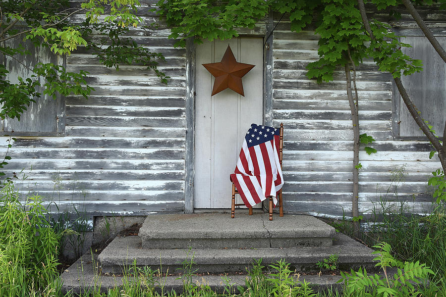 Patriotic Home Photograph By Maria Dryfhout Pixels