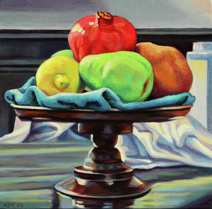 Pedestal Painting By Kenneth Cobb Fine Art America