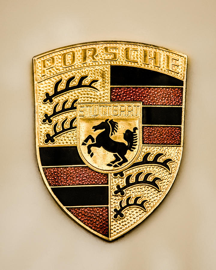 Porsche Hood Emblem - 0464c45 Photograph by Jill Reger