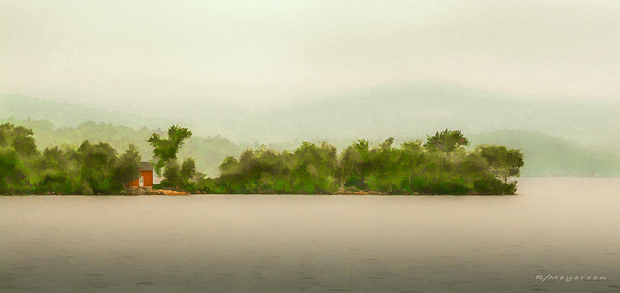 Red Barn On Lake Winnipesaukee Photograph By Robert Meyerson Pixels