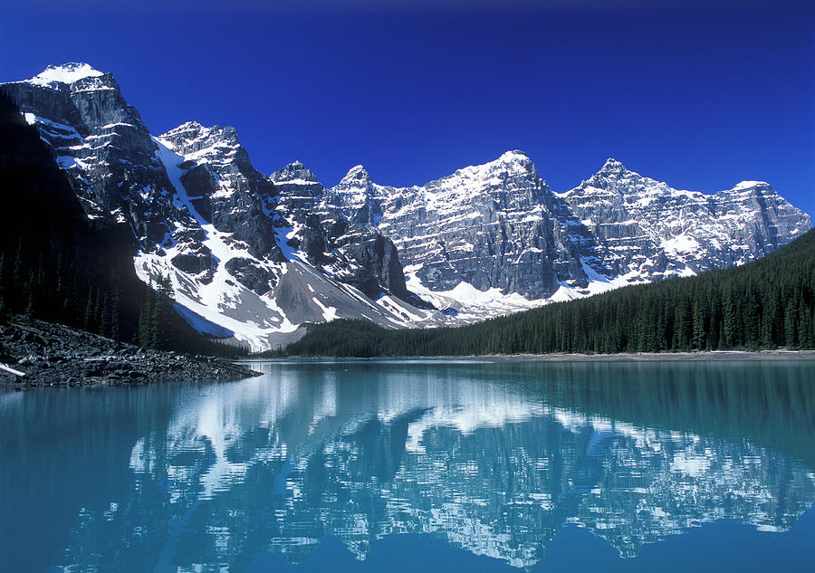 Reflection Moraine Lake Photograph By Bruce Beck Fine Art America