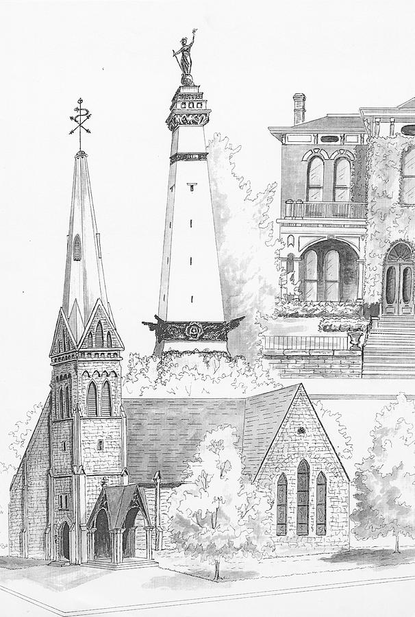 indianapolis indiana statehouse coloring pages - photo #33