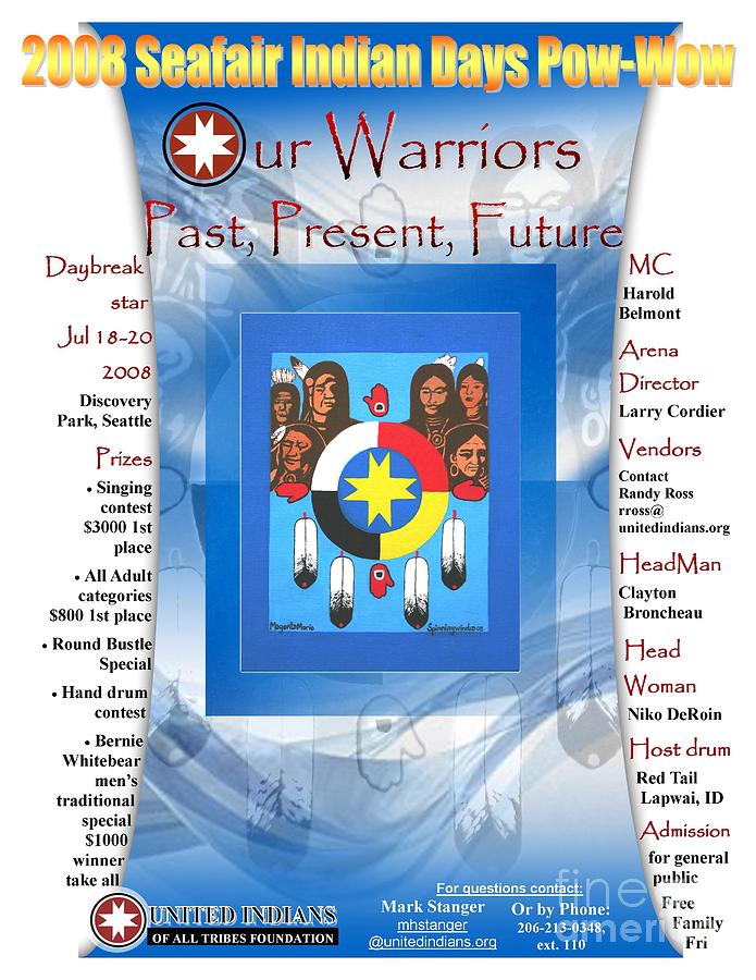 Seafair Indian Days Pow Wow Painting By Magenta Marie Spinningwind