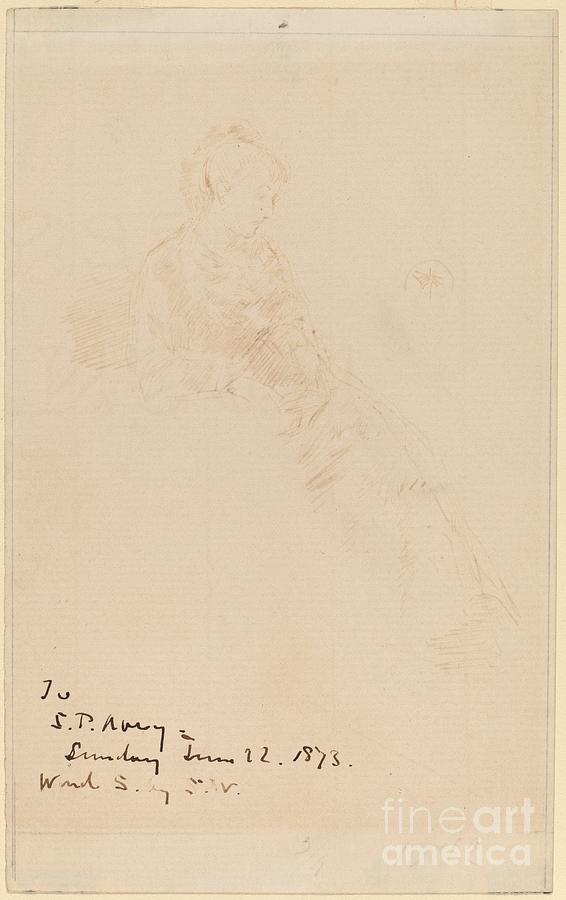 Sketch Of Maud Drawing By James Mcneill Whistler Fine Art America