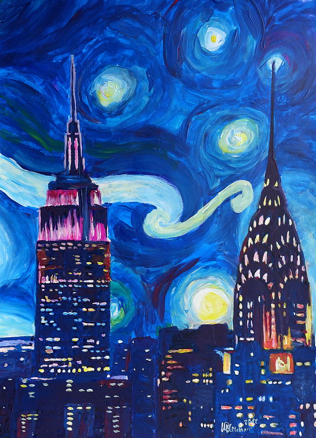 Starry Night In New York Van Gogh Inspirations In