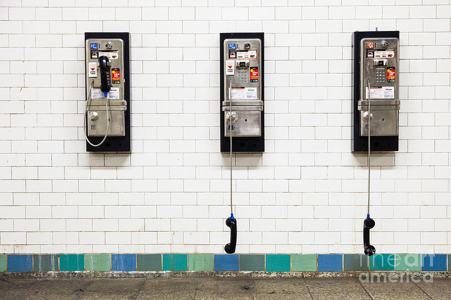 Street Payphones New York City Photograph By Voisin Phanie Fine Art