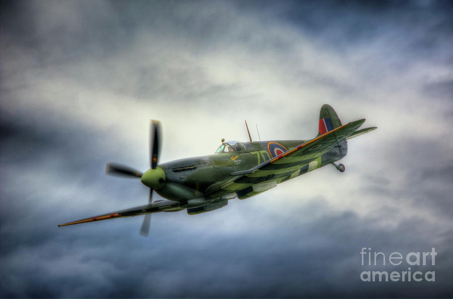 Supermarine Spitfire Mk Ix Digital Art By Nigel Bangert Fine Art America