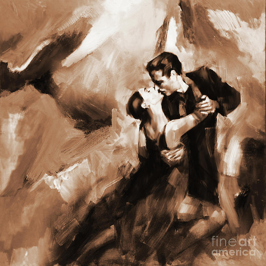 Tango Couple Dance Painting By Gull G Fine Art America